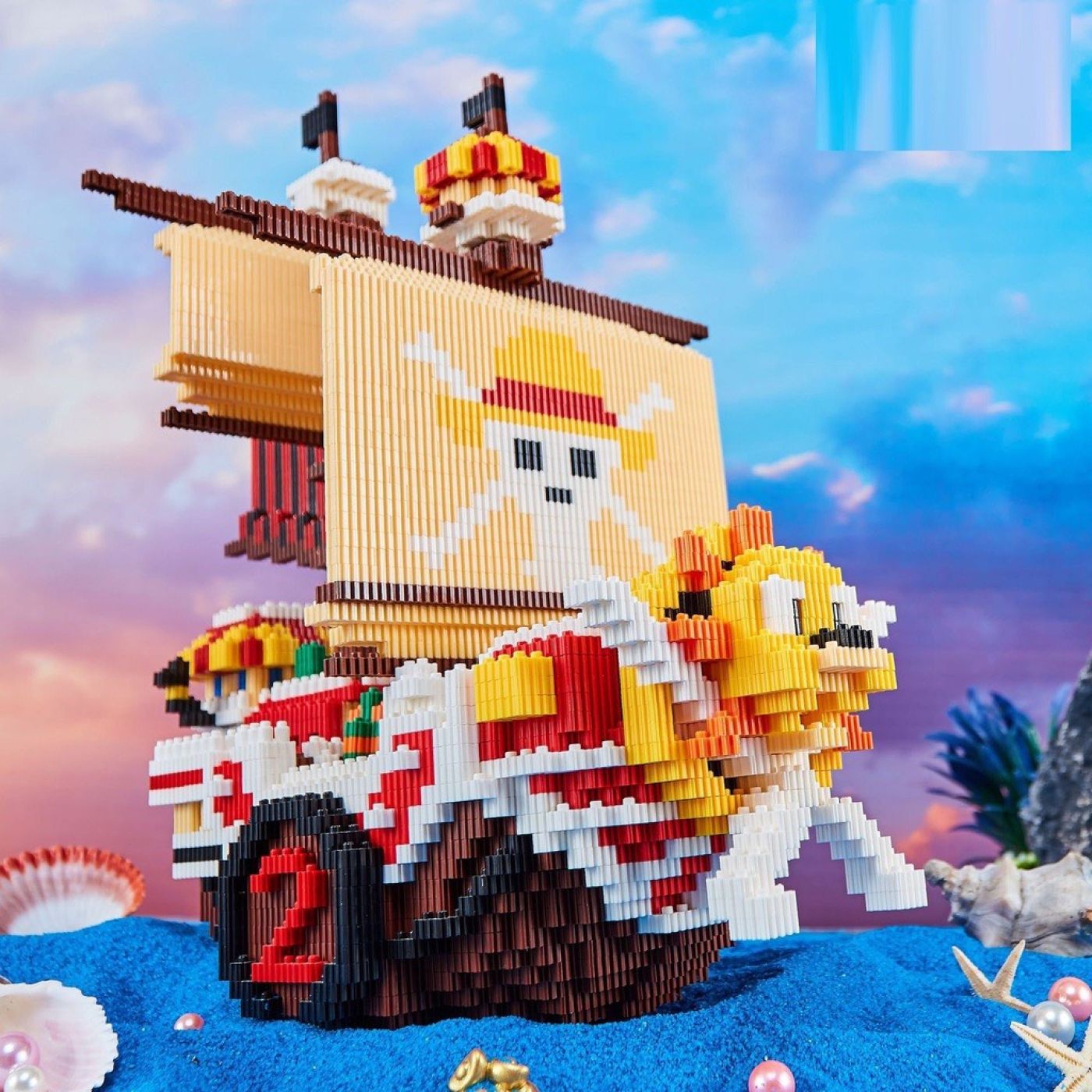 Lego lắp ghép Tàu Sunny One Piece 3168 chi tiết