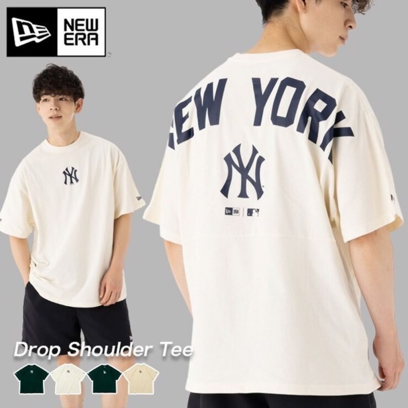 Áo Phông Chính Hãng New Era NY Series Oversize T-Shirt - KEM - CODE: 13516729