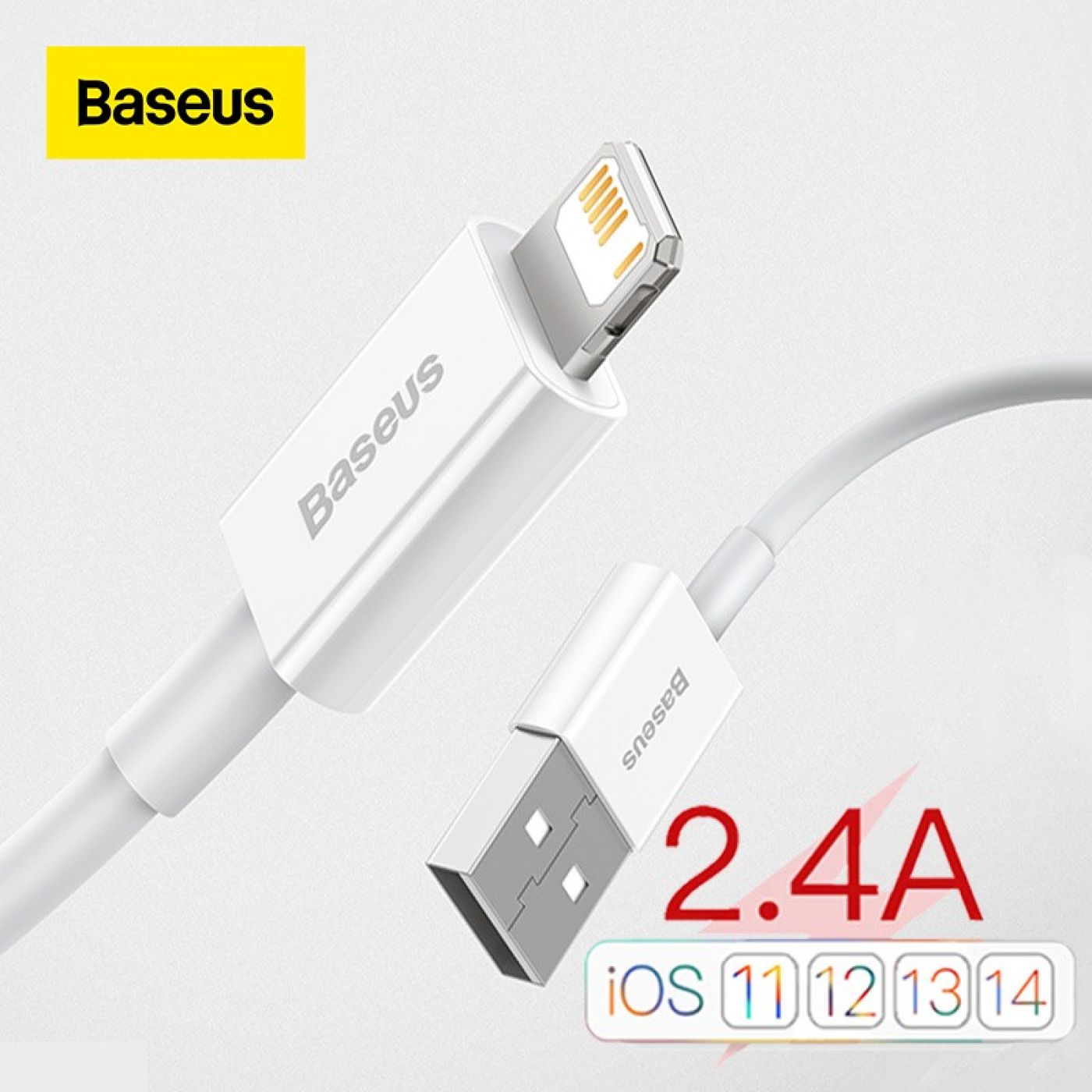 Cáp sạc cho IP Baseus Superior Series Fast Charging Data Cable (2.4A, 480Mbps, Fast charge, ABS/ TPE