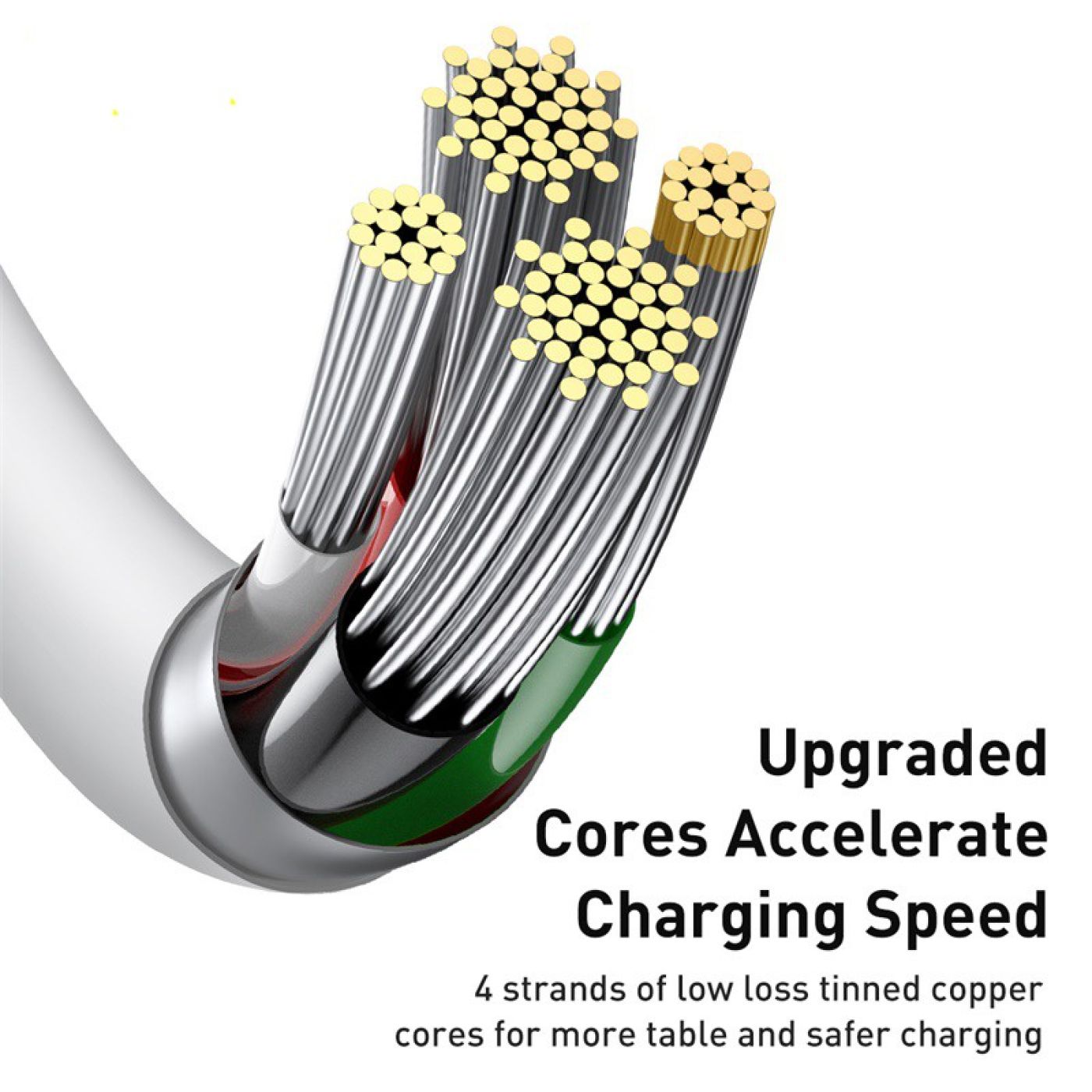 Cáp sạc cho IP Baseus Superior Series Fast Charging Data Cable (2.4A, 480Mbps, Fast charge, ABS/ TPE