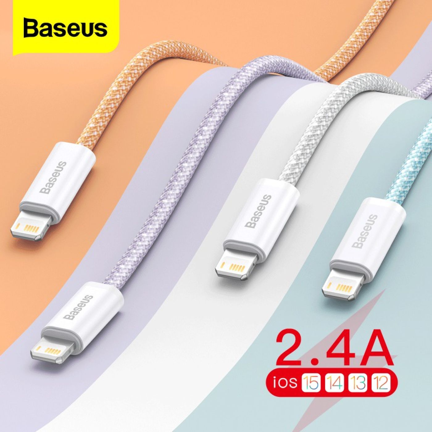 Cáp sạc nhanh Baseus Dynamic Series cho IP ( USB to IP, 2.4A Fast Charging Data Cable)