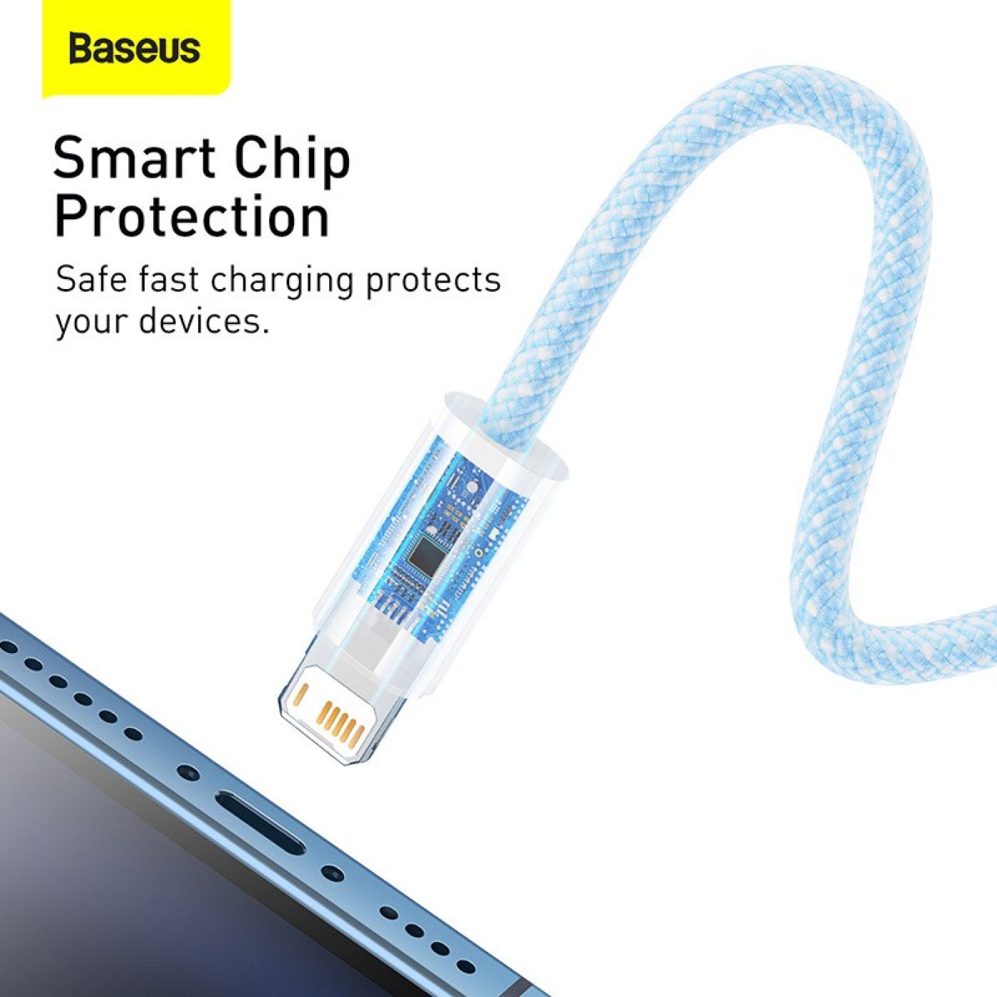 Cáp sạc nhanh Baseus Dynamic Series cho IP ( USB to IP, 2.4A Fast Charging Data Cable)