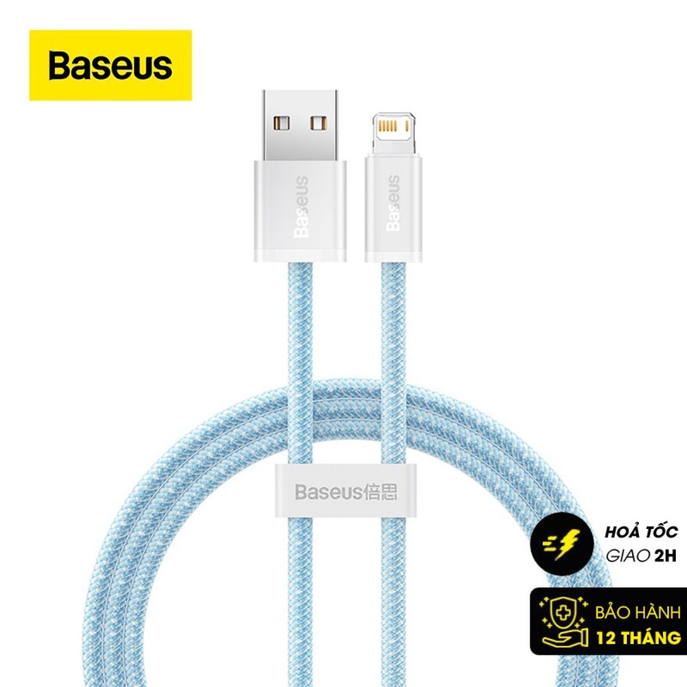 Cáp sạc nhanh Baseus Dynamic Series cho IP ( USB to IP, 2.4A Fast Charging Data Cable)