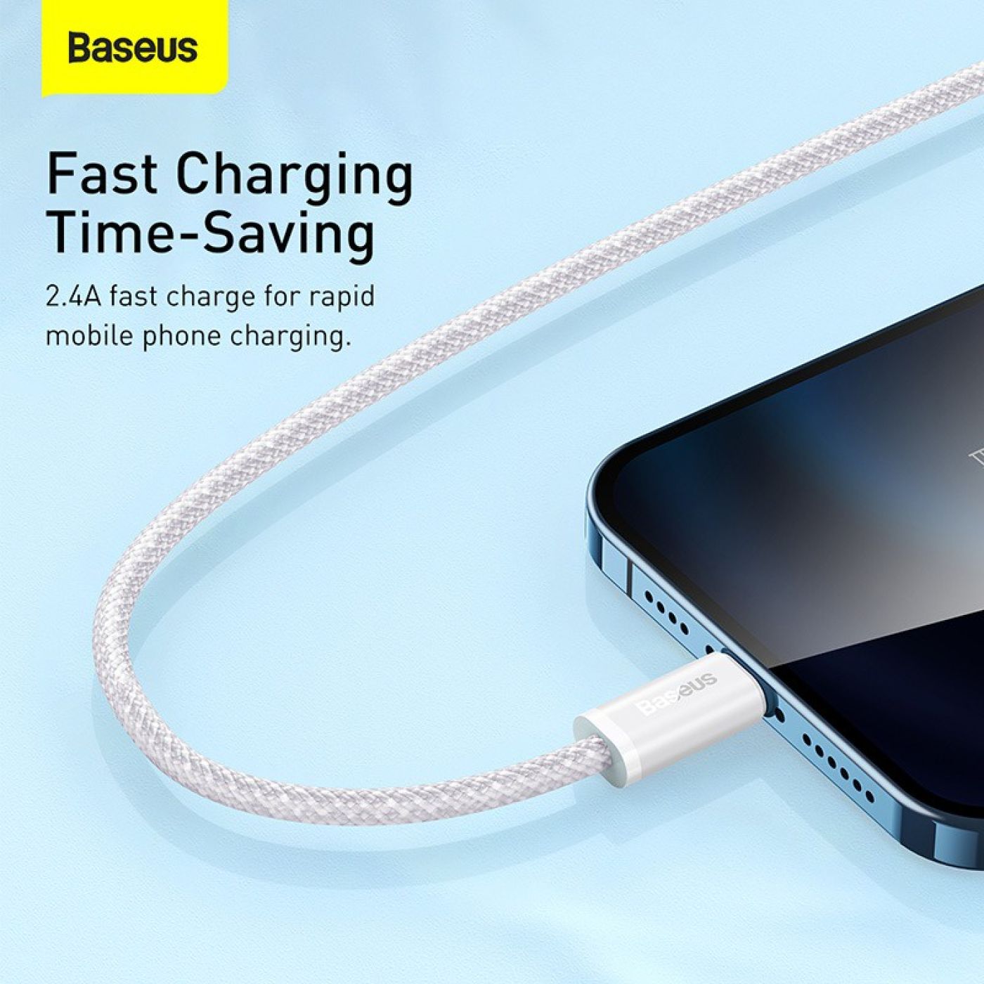 Cáp sạc nhanh Baseus Dynamic Series cho IP ( USB to IP, 2.4A Fast Charging Data Cable)