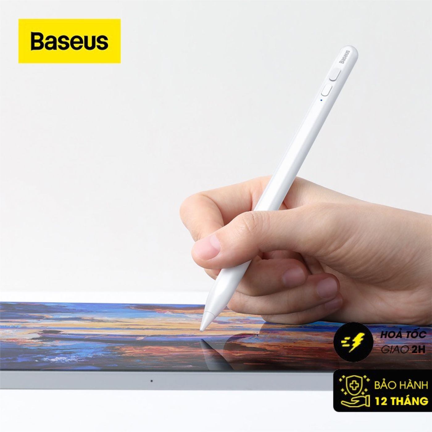 Bút Cảm Ứng Baseus Pencil 2 Smooth Writing Wireless Charging Stylus Dùng Cho i.P.a.d (M.a.g.n.e.t.i.