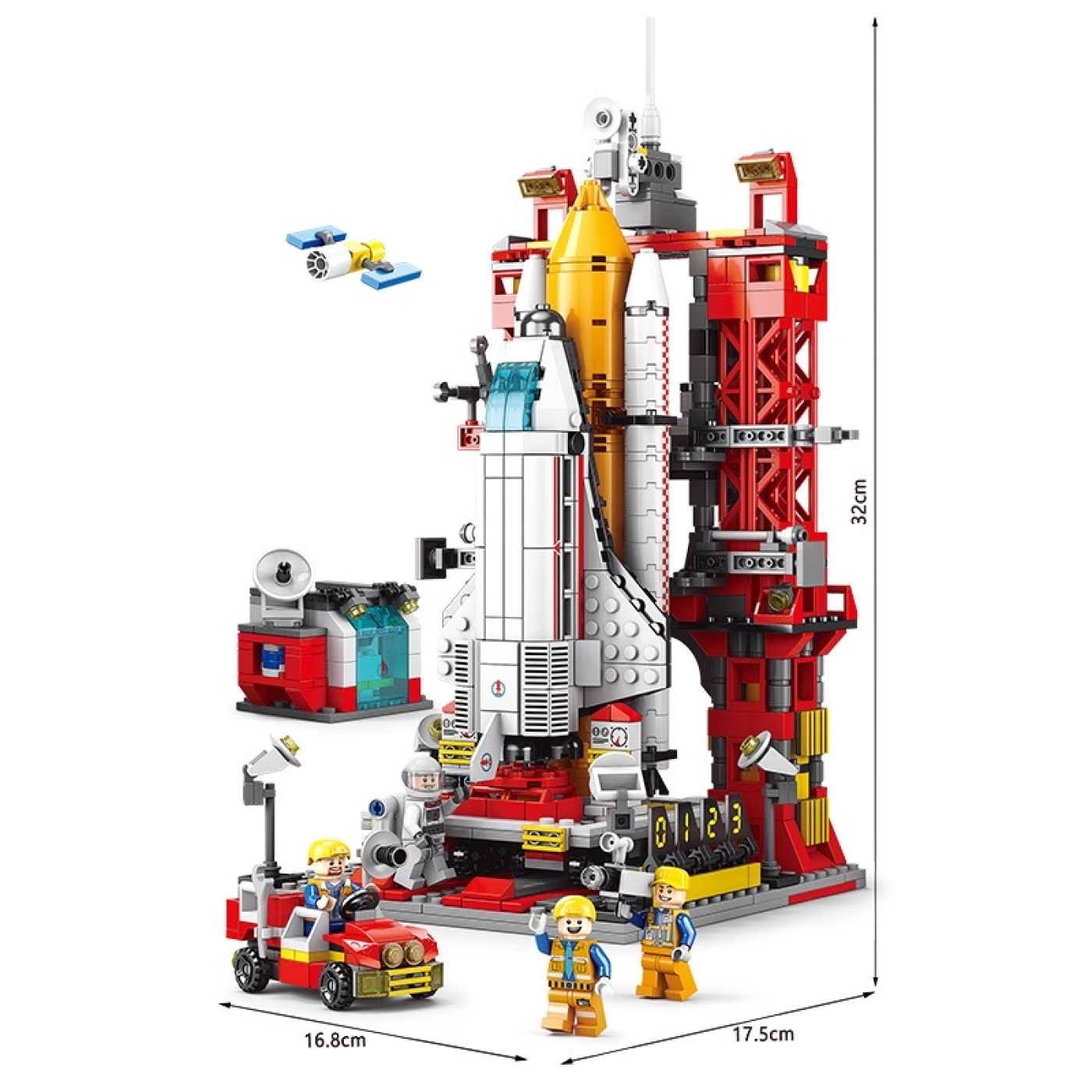 Bộ đồ chơi LEGO Lắp ghép Tàu vũ trụ 1059 chi tiết