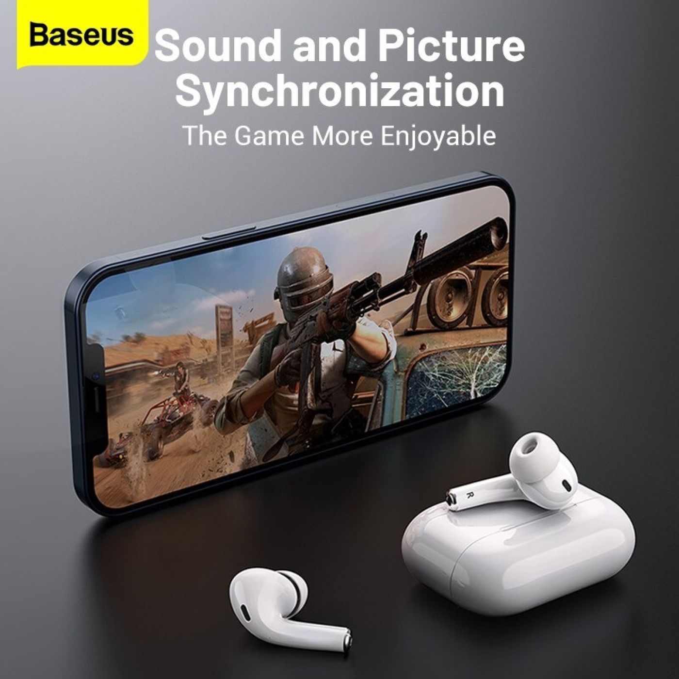 Tai nghe Bluetooth Baseus Encok W3 TWS (Bluetooth 5.0, 4h continuously listen, Noise reduction, IP55