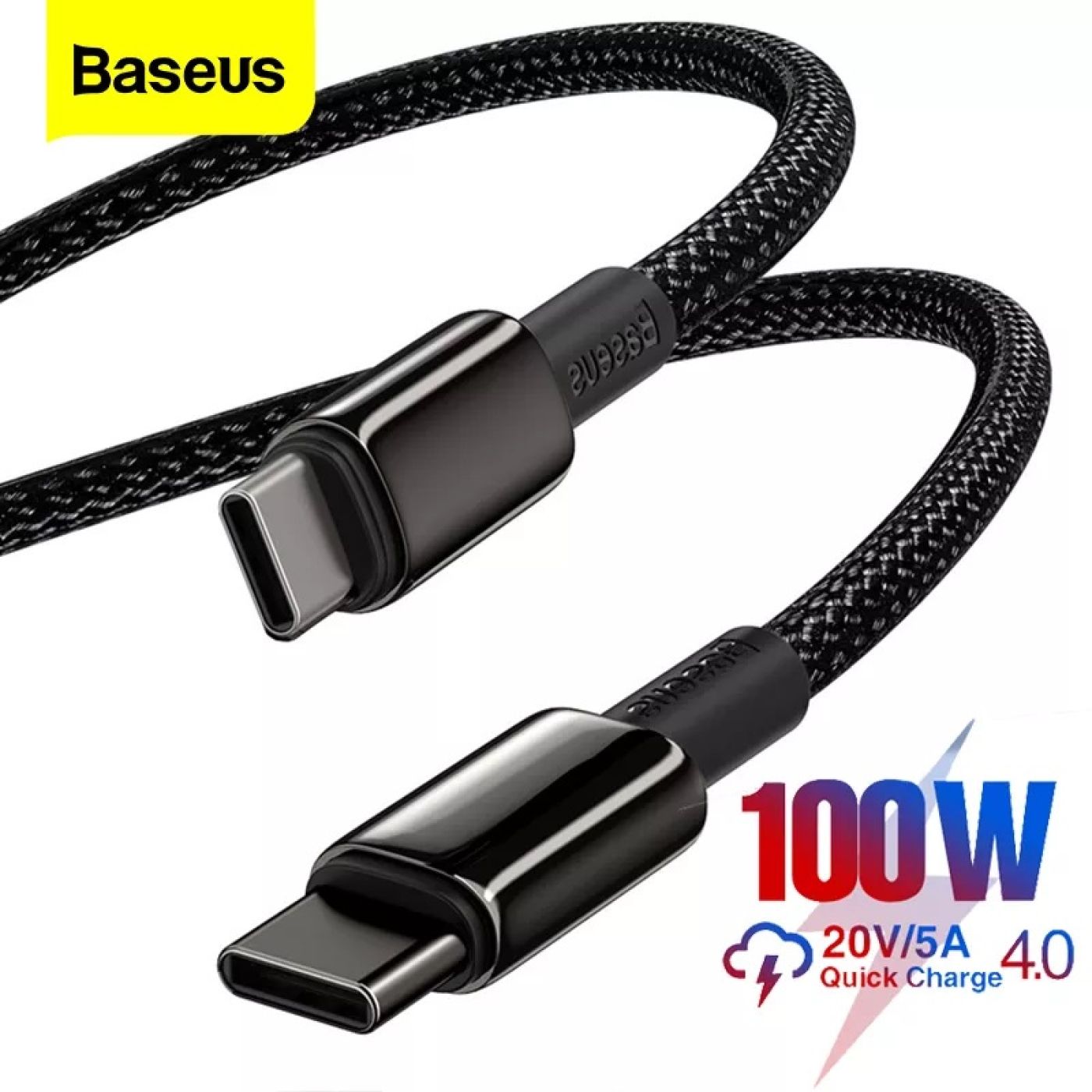 Cáp sạc nhanh và truyền dữ liệu Baseus Tungsten Gold Fast Charging Data Cable (100W)