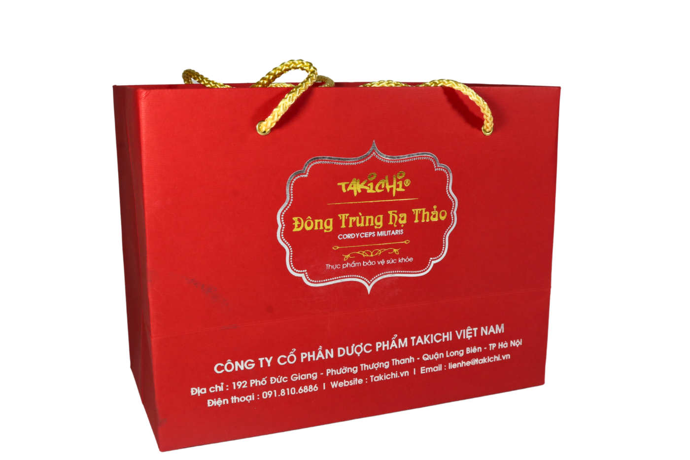 Hộp Quà Đựng Đông Trùng Hạ Thảo Sấy Khô Takichi loại 50G