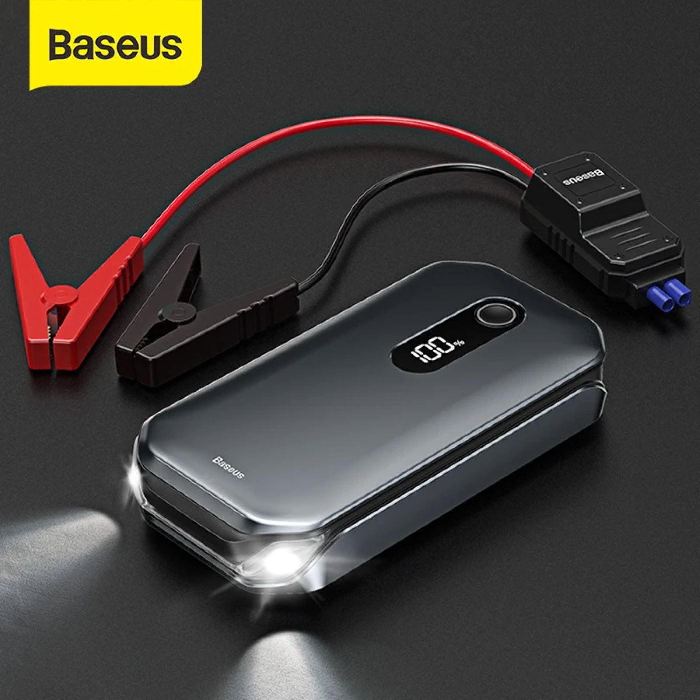 Bộ kích bình dùng cho xe hơi Baseus Super Energy Pro Car Jump Starter (5V/3A, 3in1, 12,000mAh Power