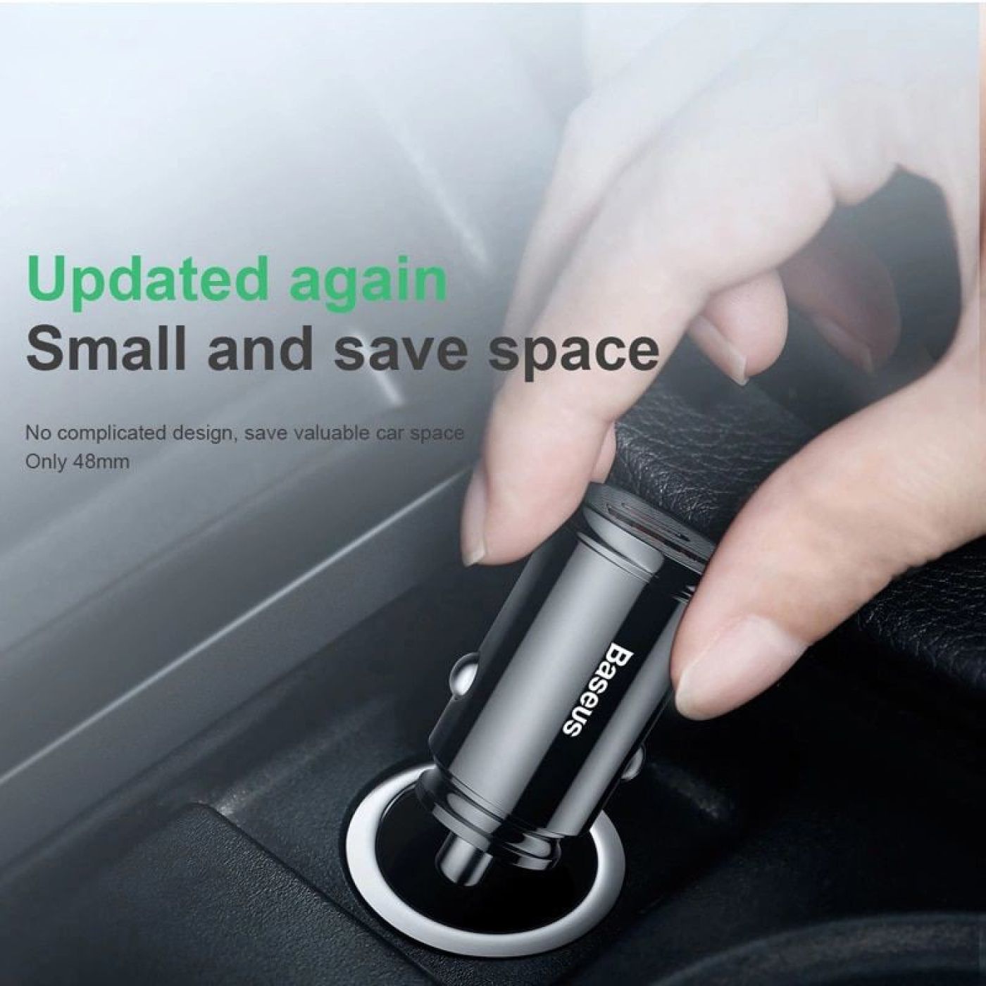 Bộ tẩu sạc nhanh đa năng dùng cho xe hơi Baseus Circular Plastic PPS Car Charger (30W, PD/ QC 3.0/ S