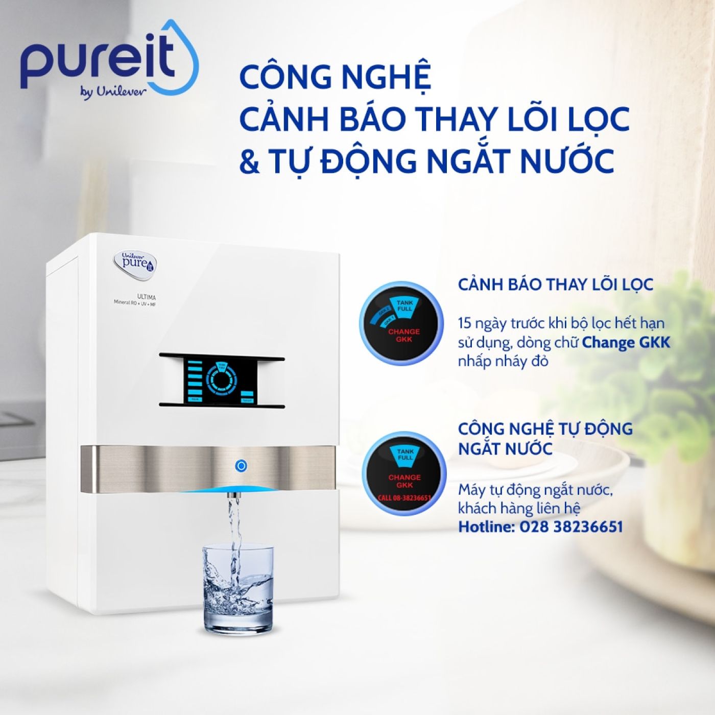 Máy lọc nước Unilever Pureit Ultima