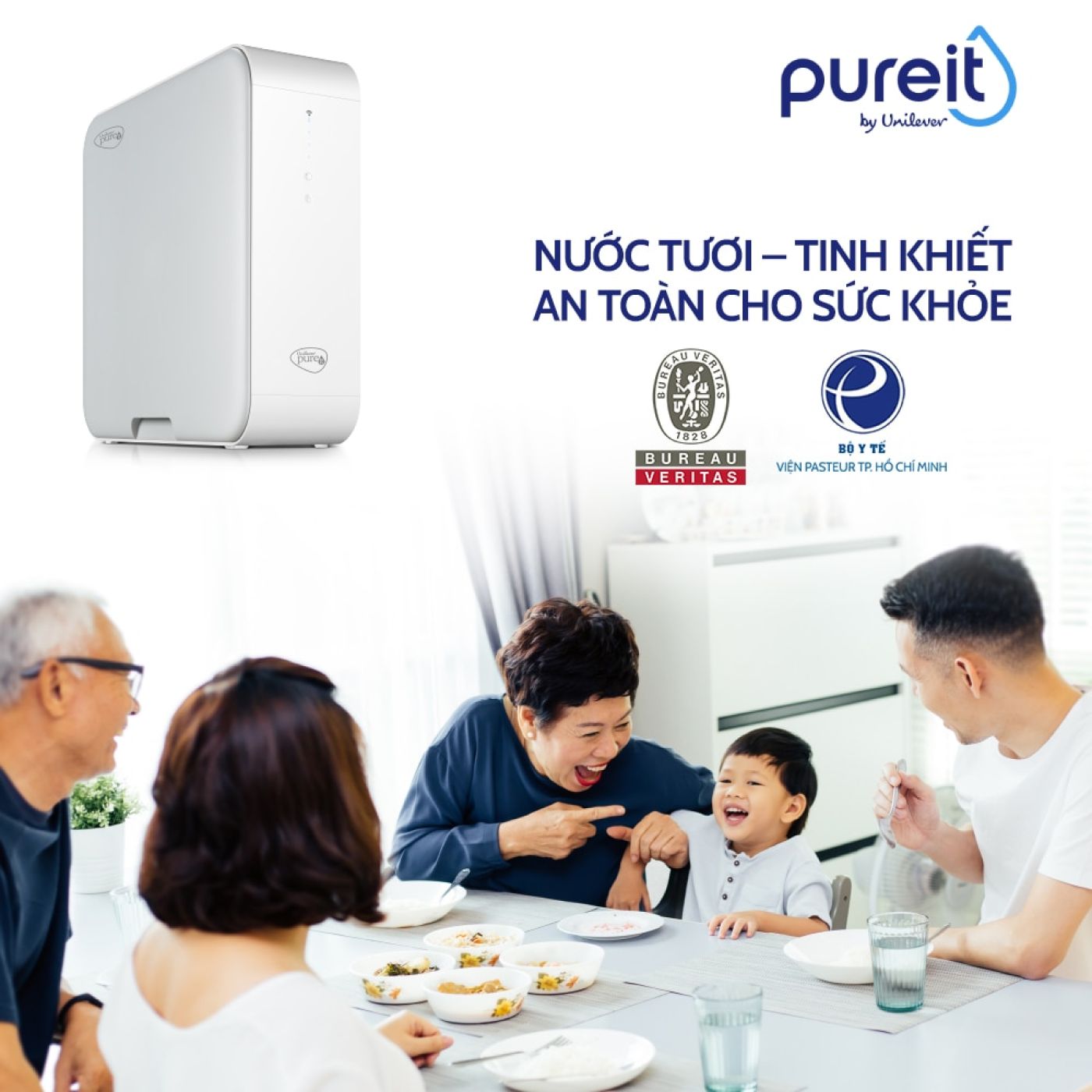 Máy lọc nước Pureit Delica UR5640 - Lắp đặt miễn phí