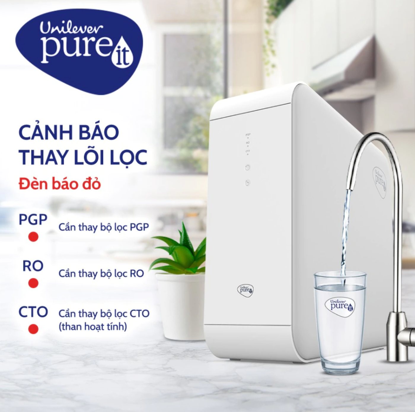 Máy lọc nước Pureit Delica UR5640 - Lắp đặt miễn phí