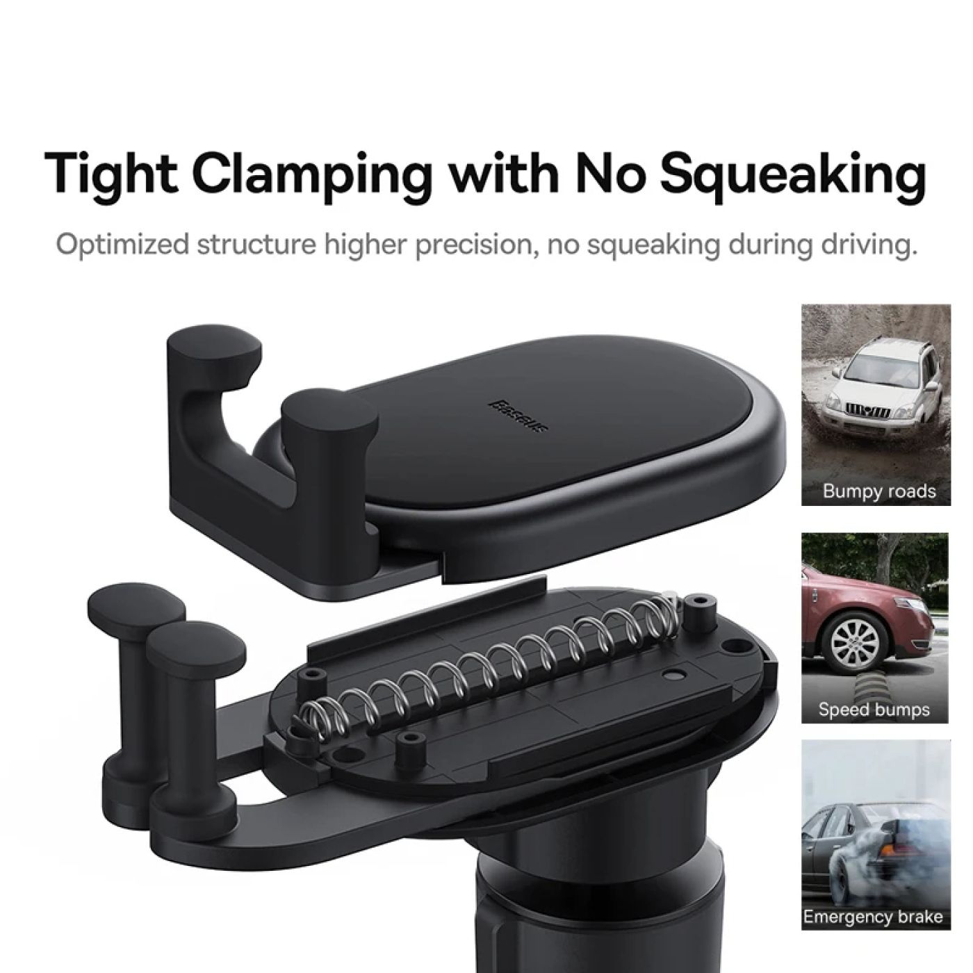 Bộ Đế Giữ Điện Thoại Khóa Tự Động Trên Ô Tô Baseus Stable Gravitational Car Mount