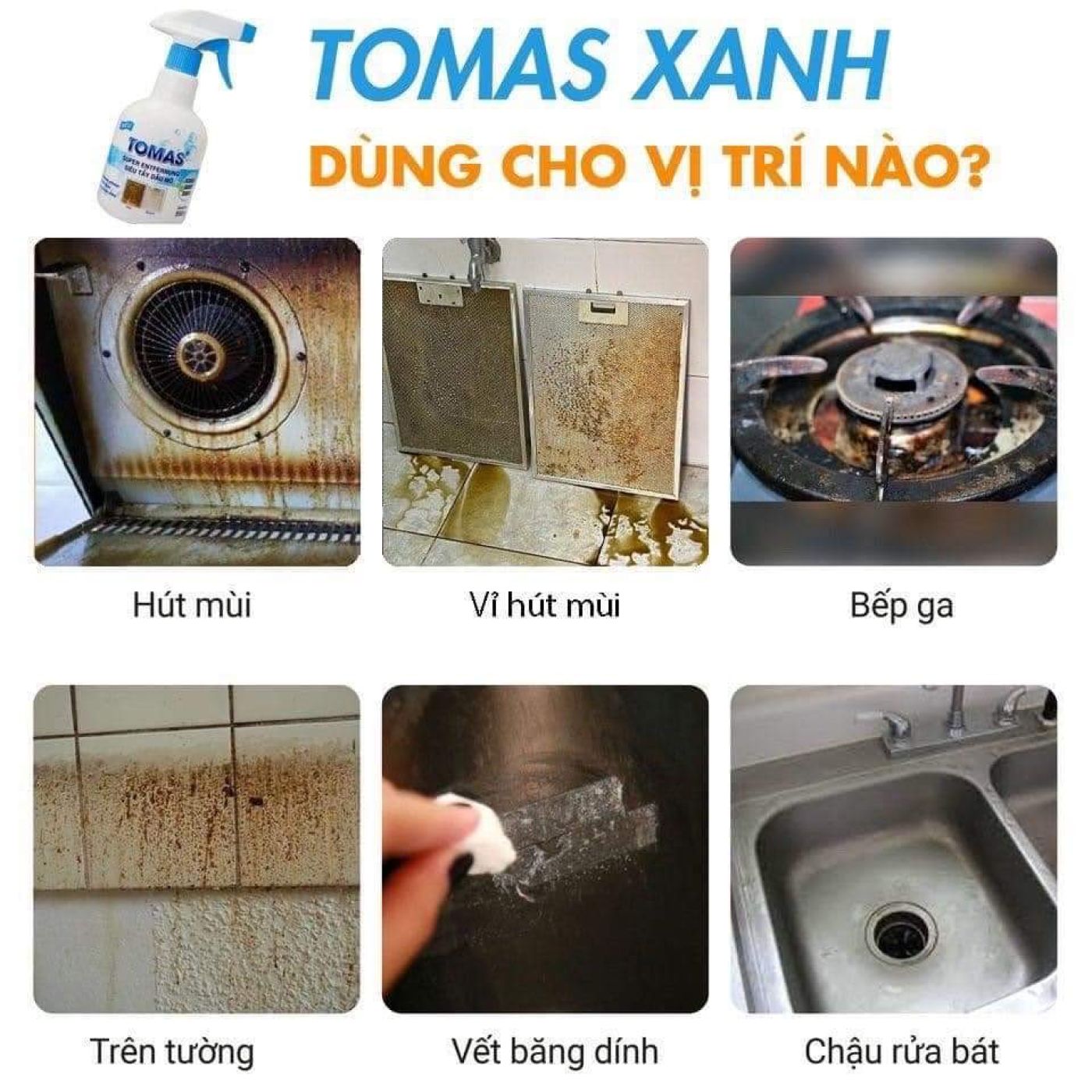 SIÊU TẨY DẦU MỠ TOMAS