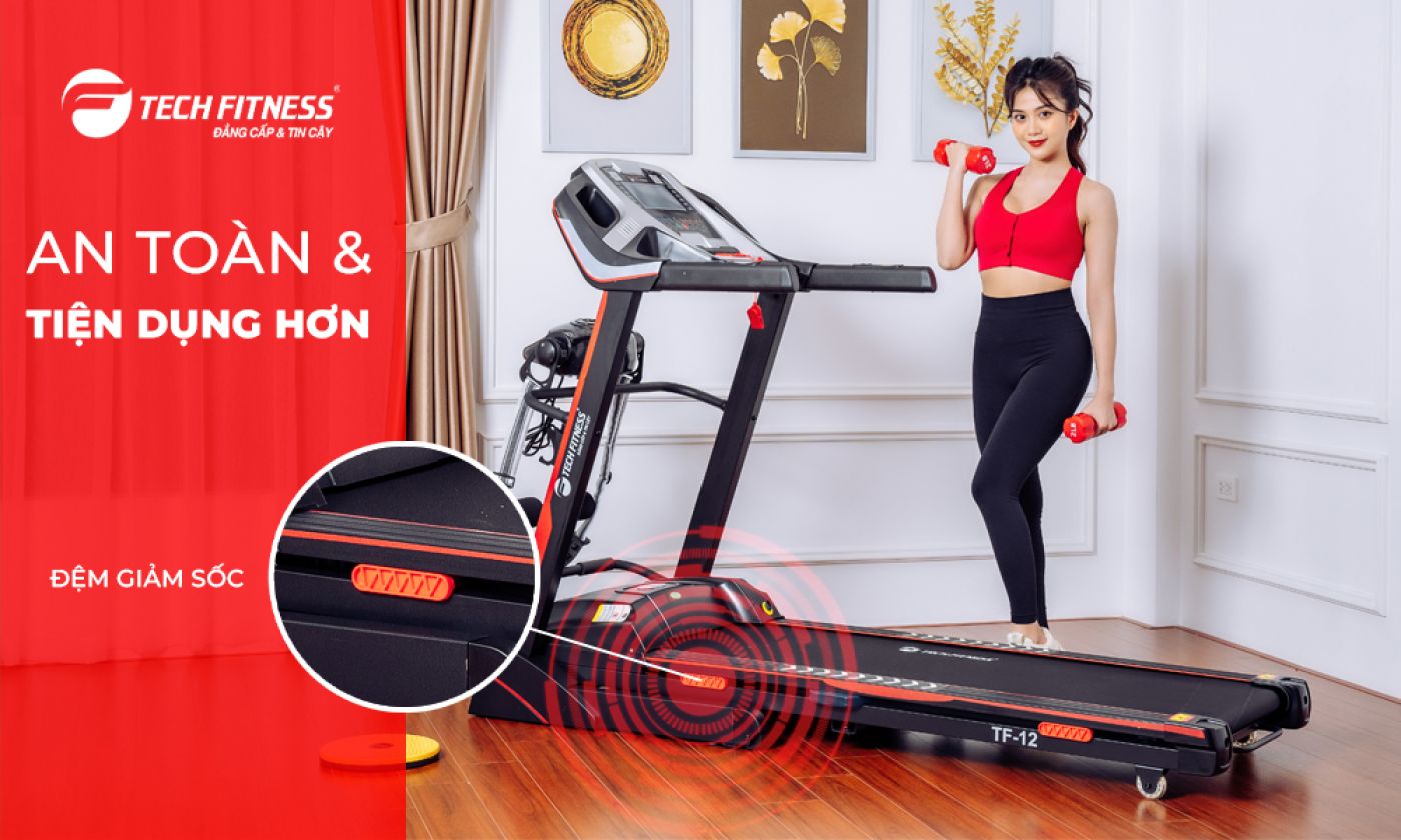 MÁY CHẠY BỘ TECH FITNESS TF - 12