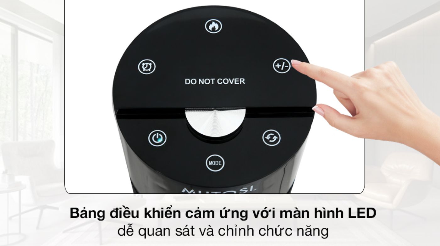 Quạt sưởi gốm ceramic Mutosi MCH-2000L