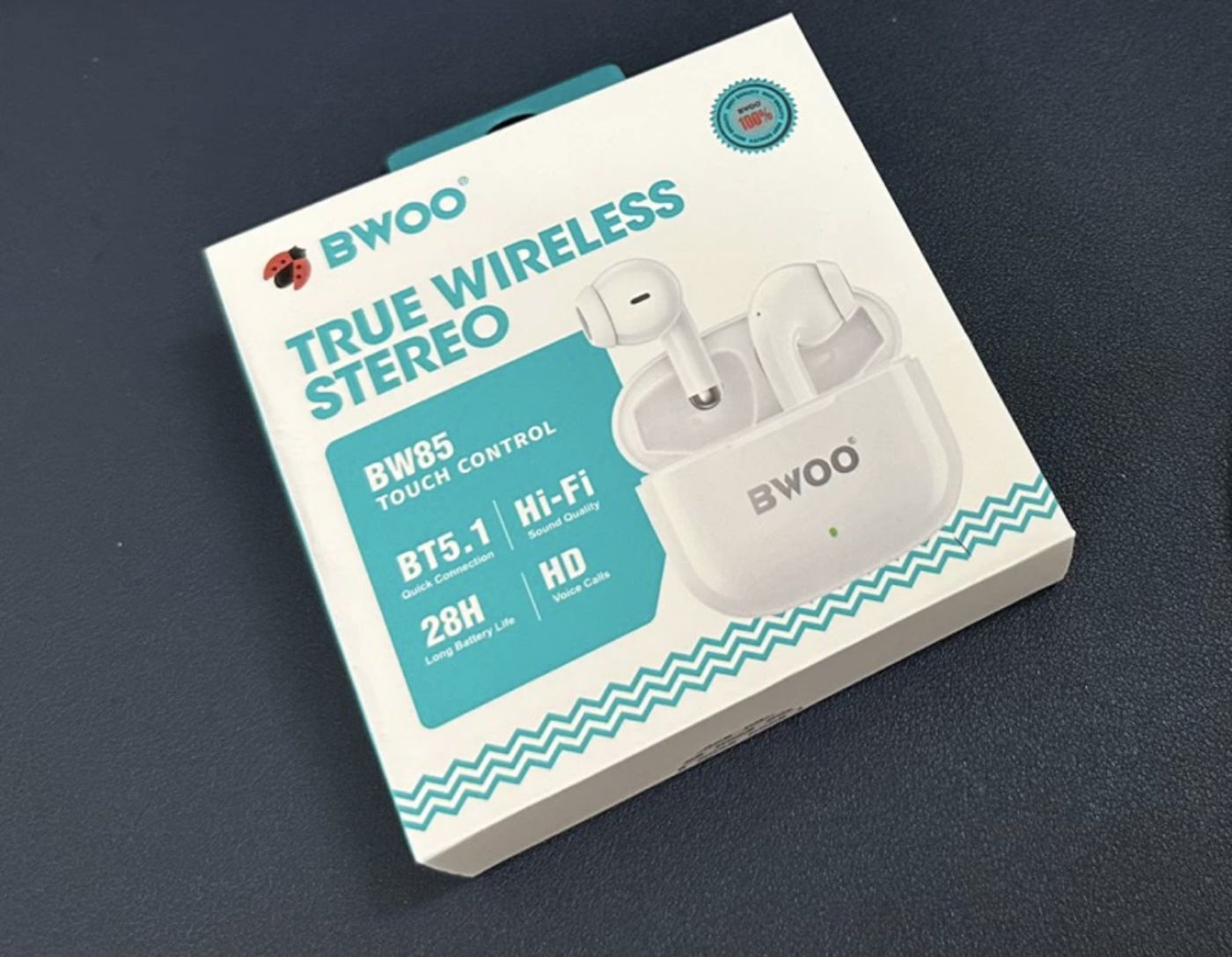 ￼Tai nghe bluetooth thương hiệu bwoo BW85 chính hãng