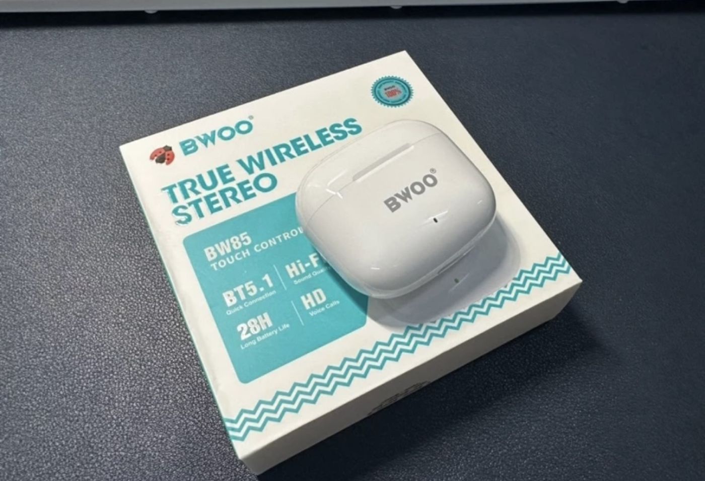 ￼Tai nghe bluetooth thương hiệu bwoo BW85 chính hãng