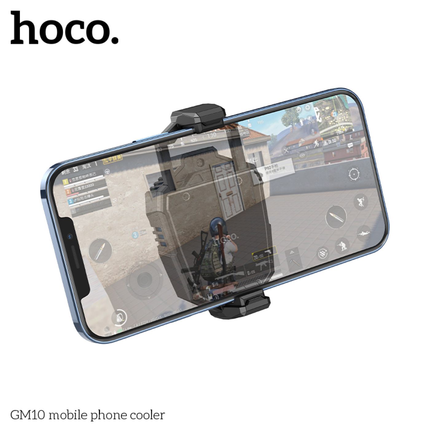 Quạt Tản Nhiệt Điện Thoại Hoco GM10, Sò Lạnh Làm Mát Điện Thoại Khi Chơi Game - PK Fone