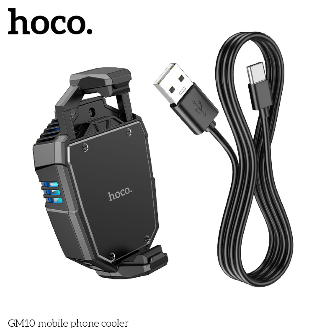 Quạt Tản Nhiệt Điện Thoại Hoco GM10, Sò Lạnh Làm Mát Điện Thoại Khi Chơi Game - PK Fone