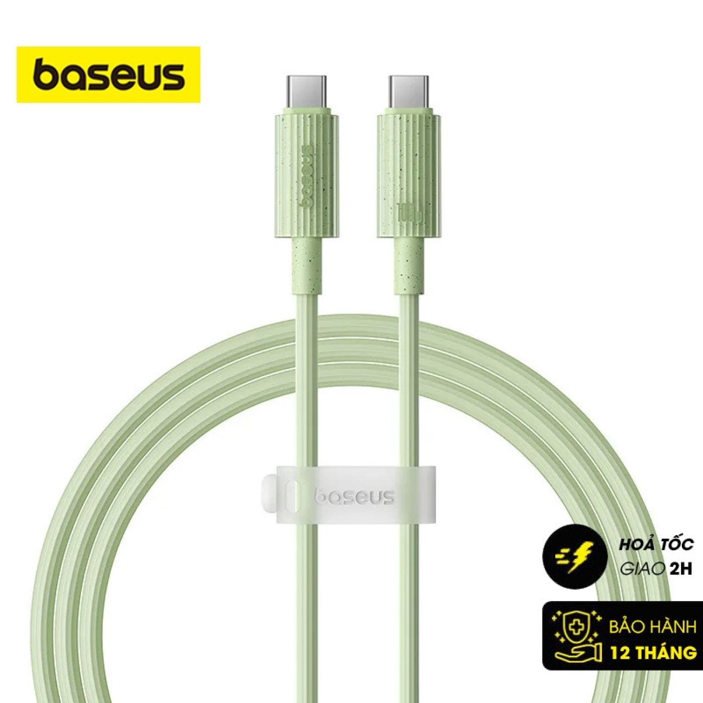 Baseus Habitat Series Fast Charging Cable Type-C to Type-C 100W Cho i.P 15 S.a.m.S.u.n.g M.a.c.b.o.o