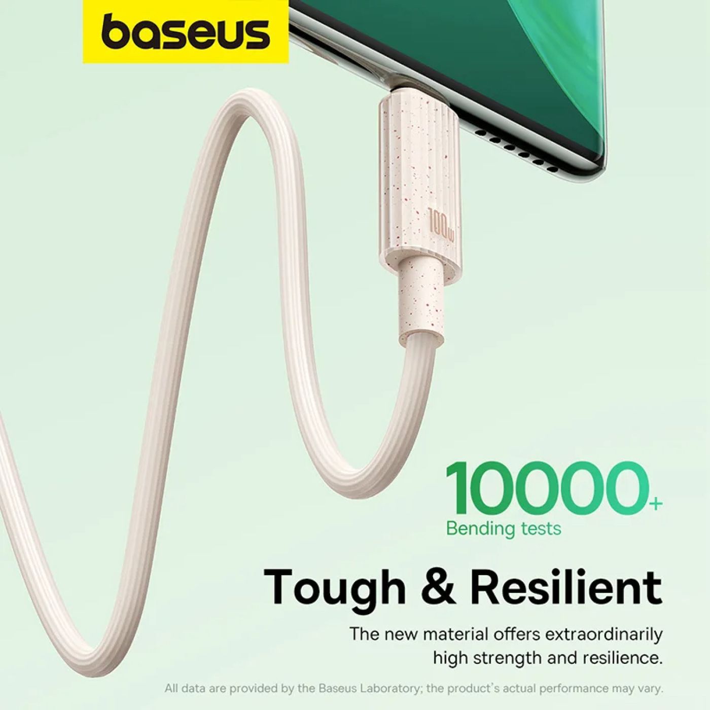 Baseus Habitat Series Fast Charging Cable Type-C to Type-C 100W Cho i.P 15 S.a.m.S.u.n.g M.a.c.b.o.o