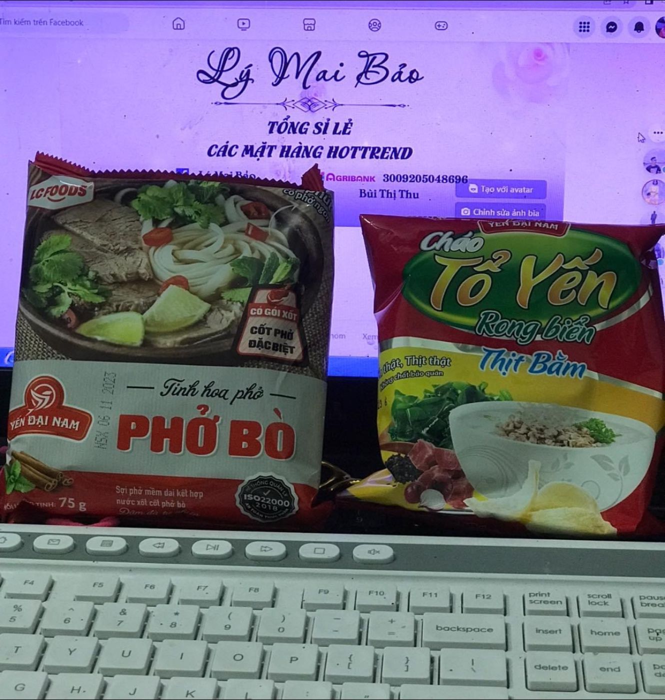 Phở gà bò ( mua 1 thùng phở tặng 1 thùng cháo)