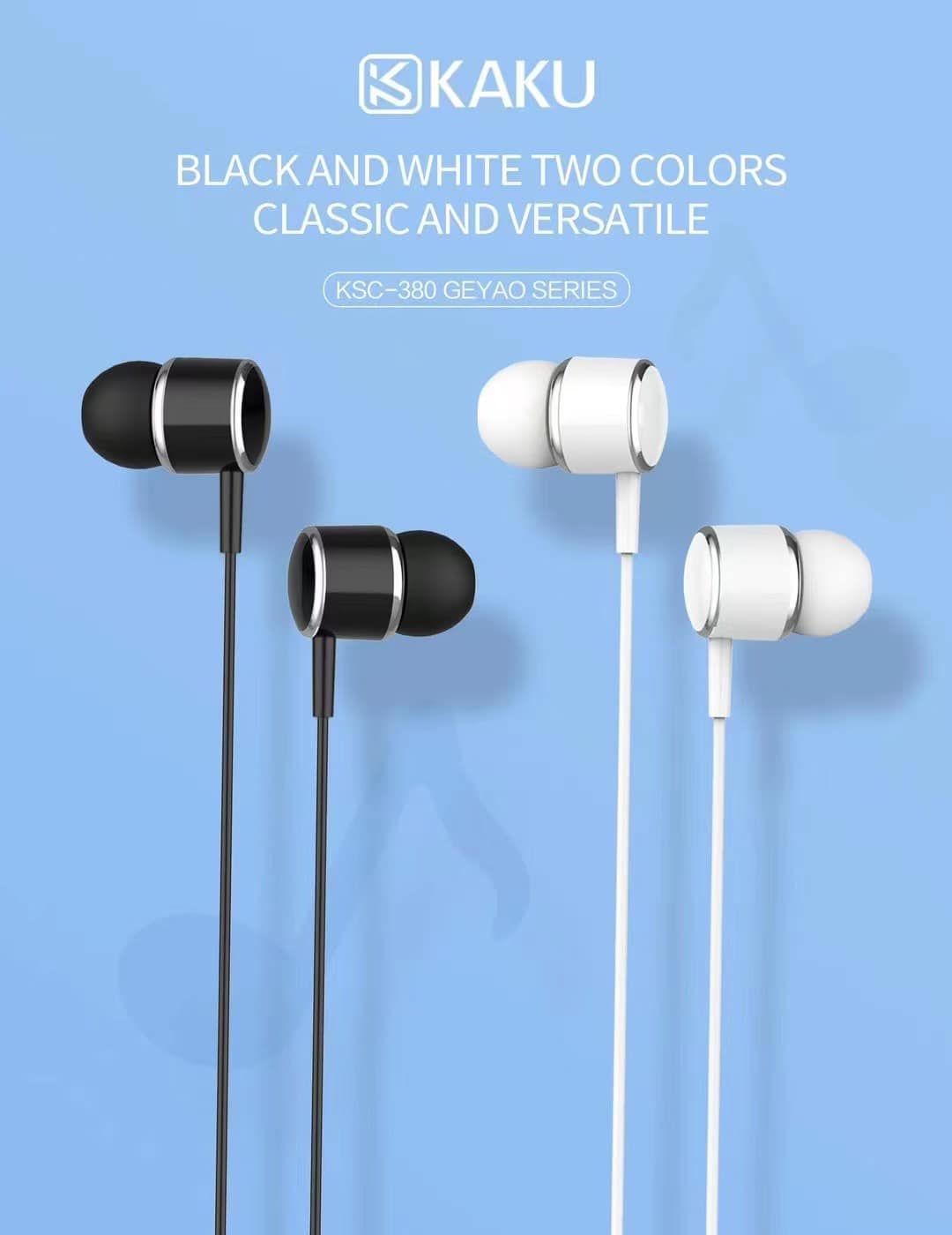 Tai Nghe Liền Dây Kaku KSC 664 Có Mút Jack 3.5mm , Trending Dành Cho SamSung, Iphone, Oppo