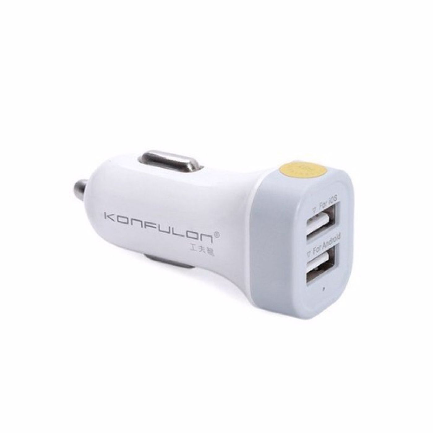 TẨU SẠC NHANH Ô TÔ 2 CỔNG USB 2.0 KONFULON C17