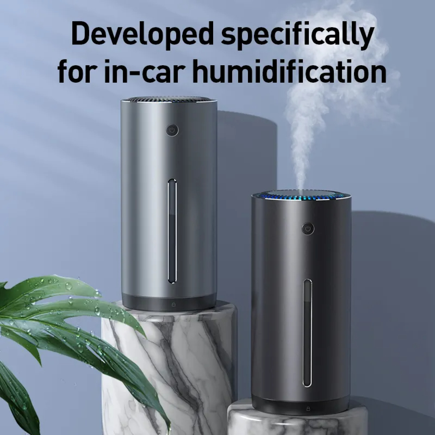 Máy phun sương tạo ẩm chuyên dùng cho xe hơi, bàn làm việc Baseus Moisturizing Car Humidifier 300ml