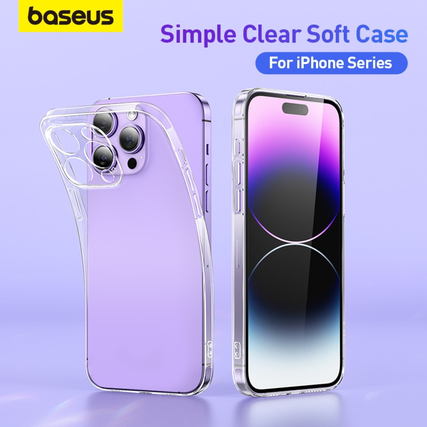 Ốp lưng trong suốt có dây đeo tay chống rớt Baseus Transparent Key Phone Case cho IP 11 pro max