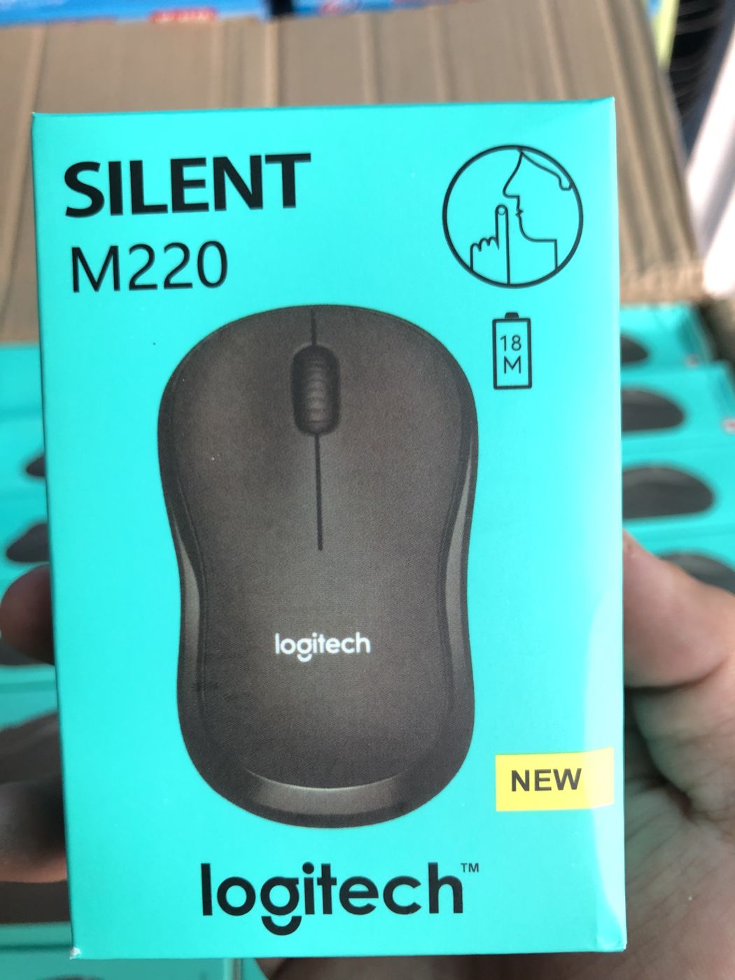 Chuột không dây Logitech M220 giảm tiếng ồn