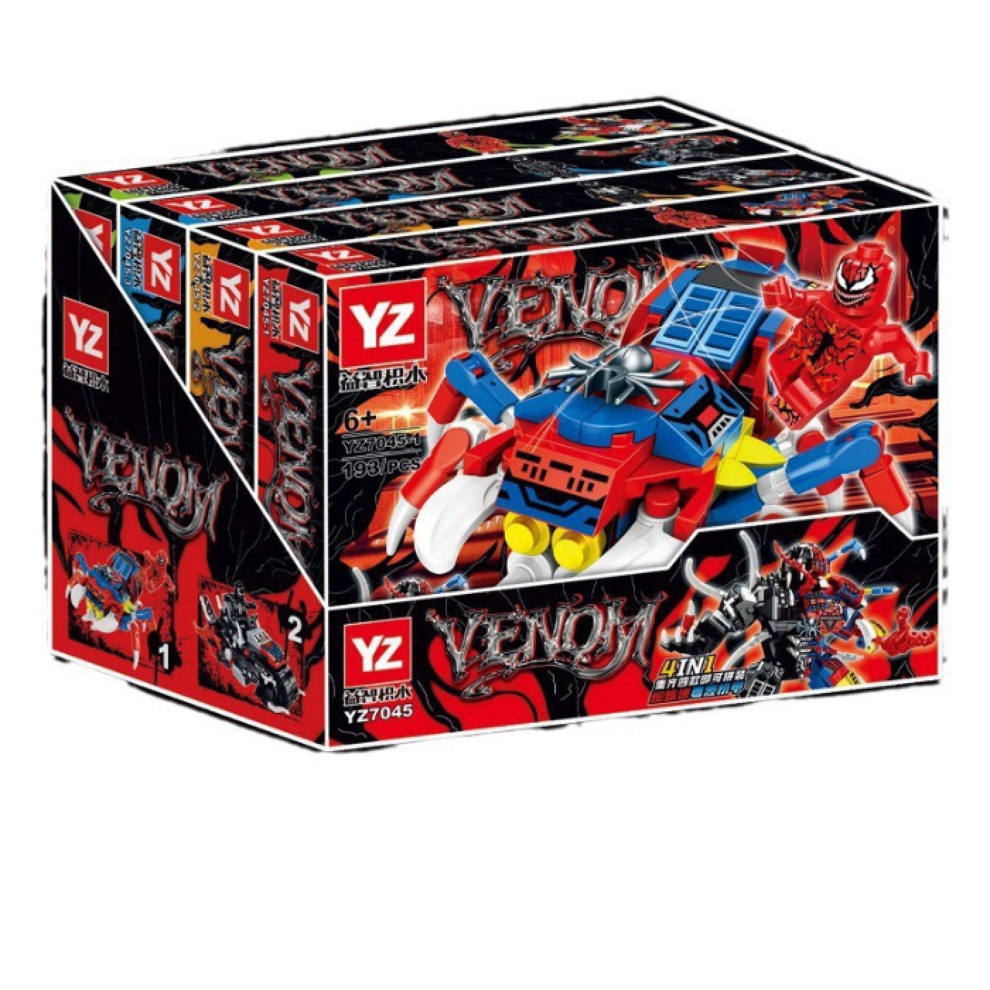 Lego lắp ráp SPIDER MAN - VENOM 763 chi tiết (bao gồm 4 hộp nhỏ ghép thành)