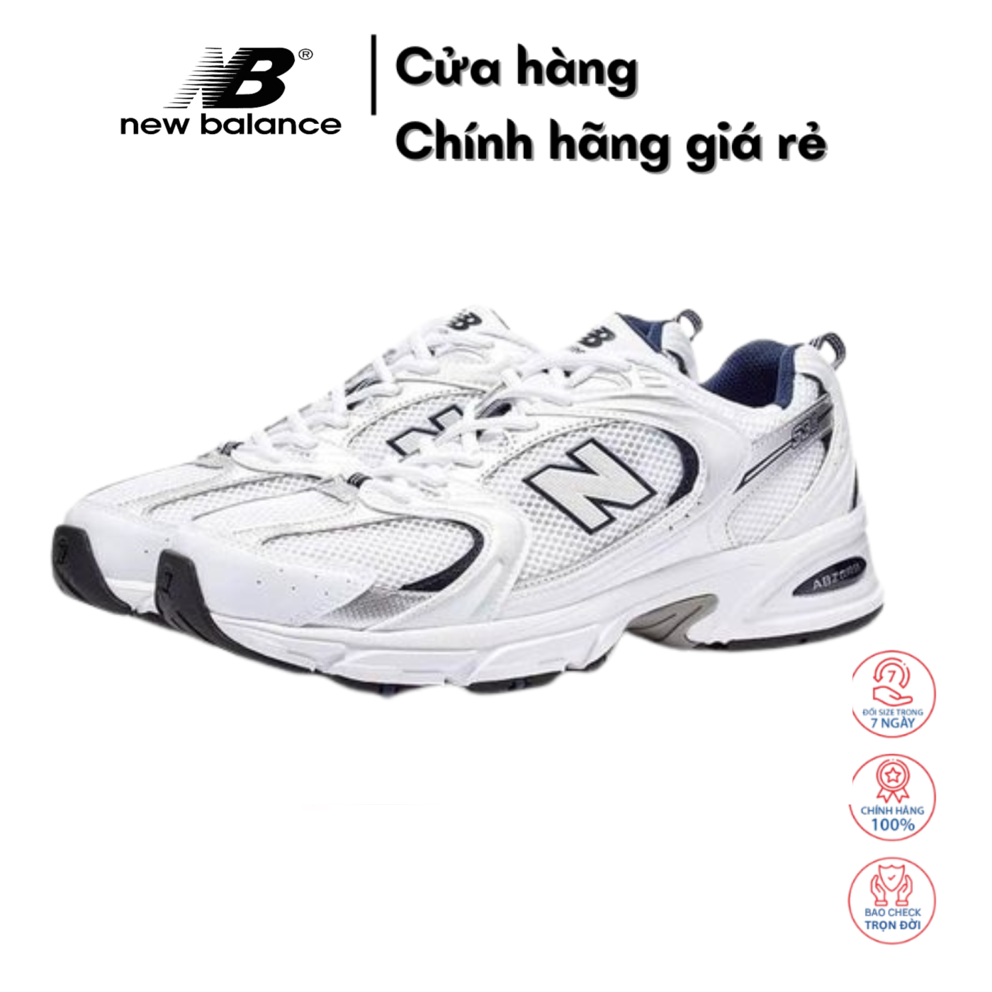 Giày Chính Hãng New Balance 530 Retro ‘Running Navy’ - MR530SG - Full box - Size 37.5