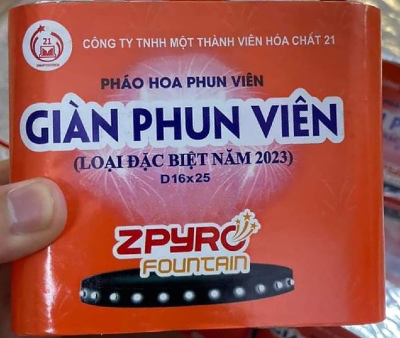 Pháo hoa Giàn phun viên đặc biệt 2023 bộ quốc phòng nhà máy z121