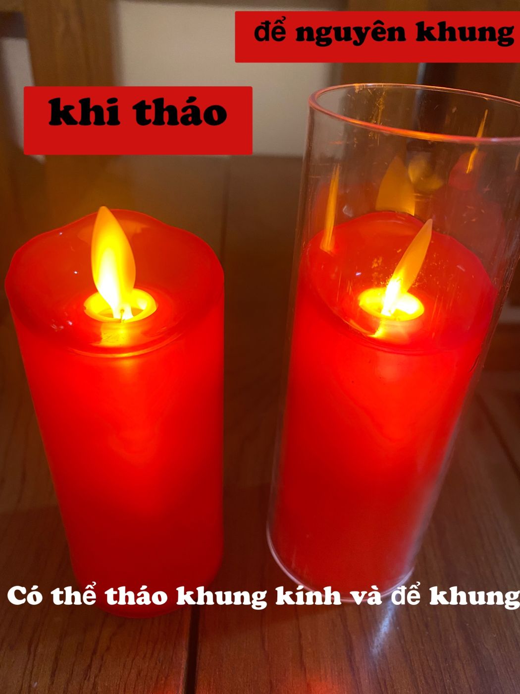 Nến Cốc Nhựa Điện Tử Chạy Bằng Pin