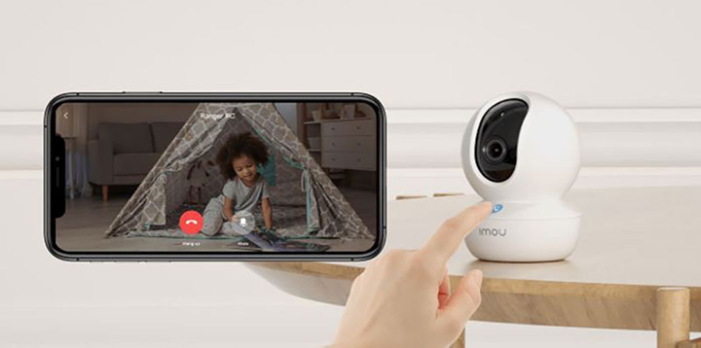 Camera WIFI Imou Ranger RC (4M, Xoay 360, Đàm thoại 2 chiều, Gọi điện) + Thẻ Kingston 128GB+ Chân đế