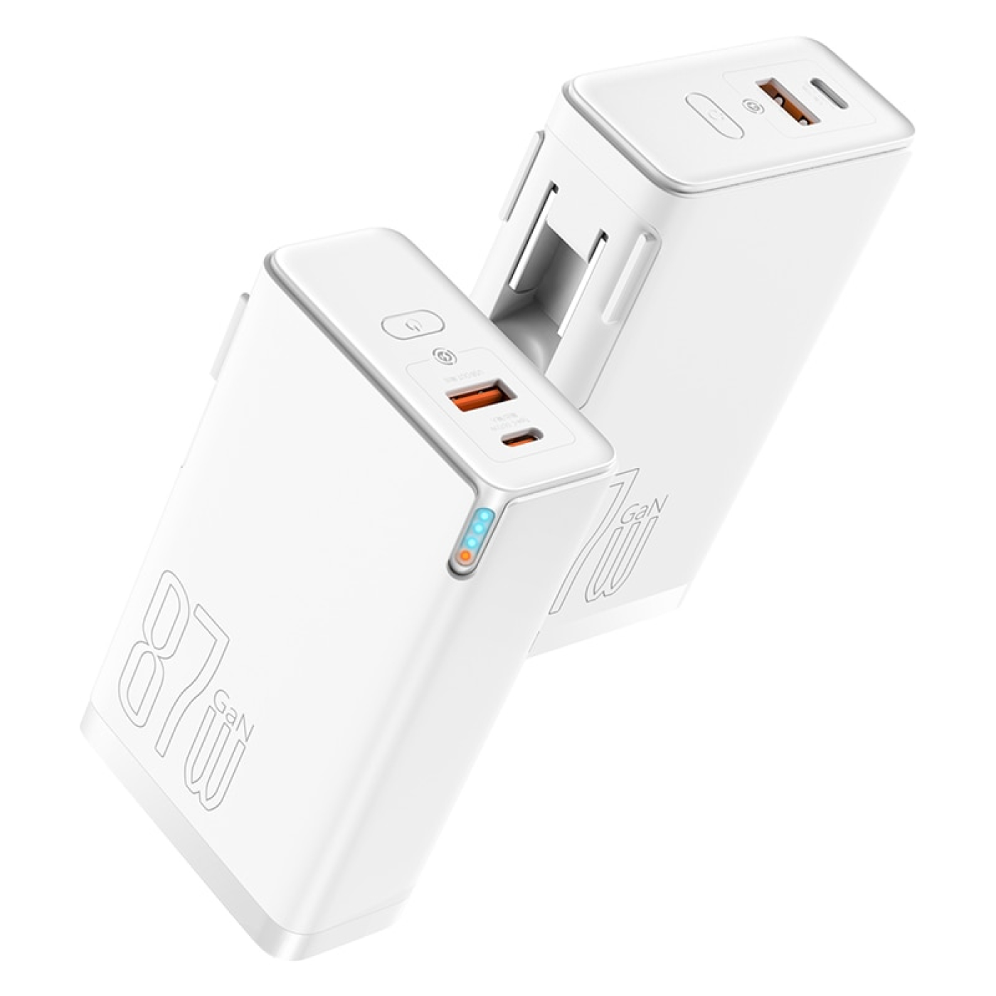 Cốc sạc siêu nhanh kiêm pin dự phòng Baseus Power Station 4 Hybrid GaN Power Bank Adaptor 10000mAh