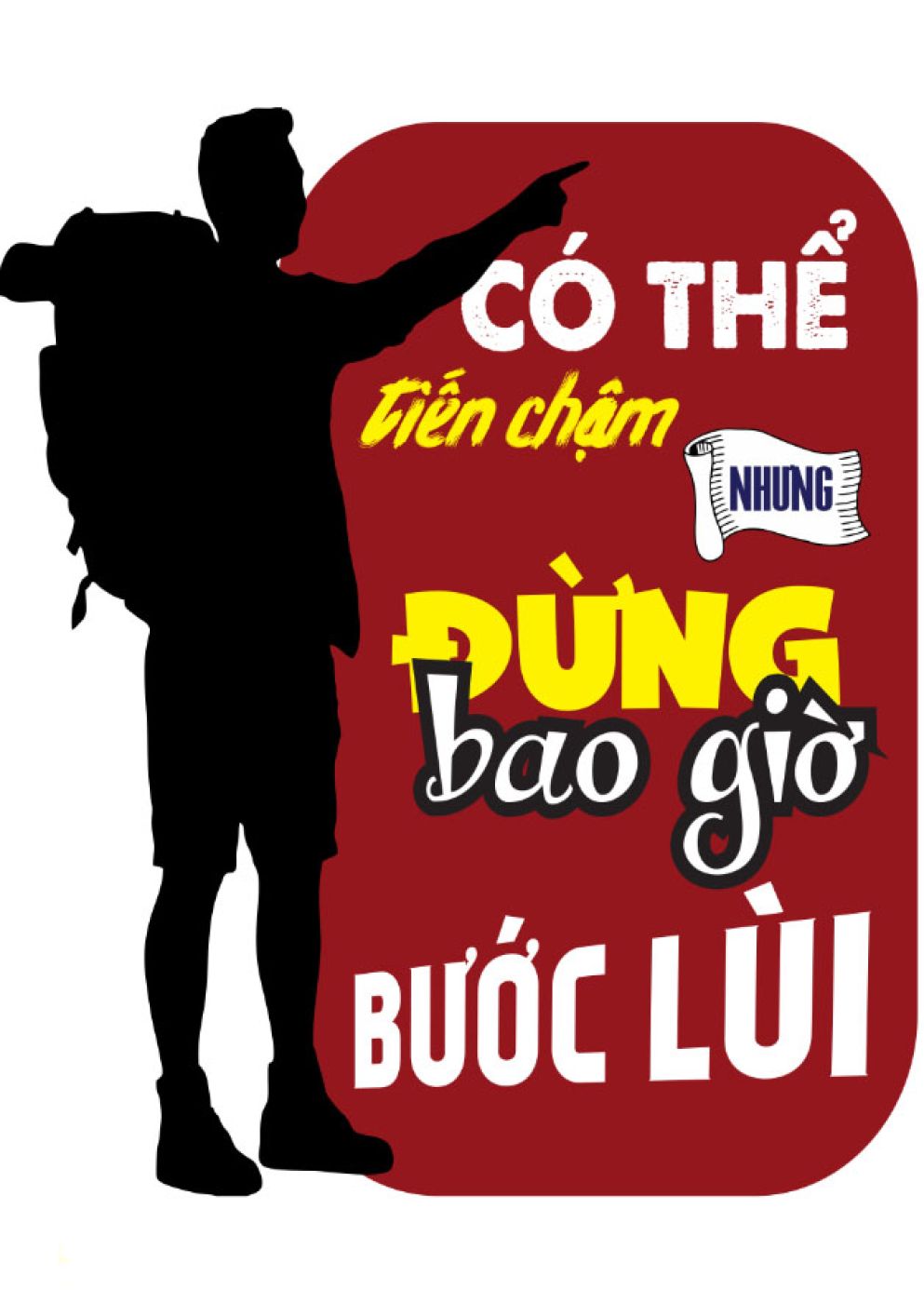 Tranh Tráng Gương 3d Slogan Tạo Động Lực Làm Việc Trang Trí Kích Thước 30 x 40 cm