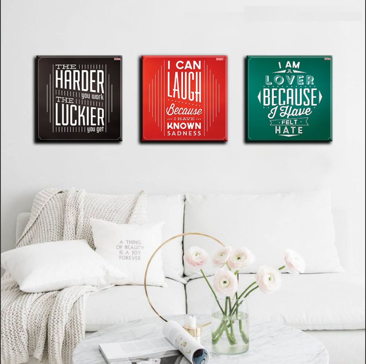 Tranh Tráng Gương 3d Slogan Tạo Động Lực Làm Việc Trang Trí Kích Thước 30 x 40 cm