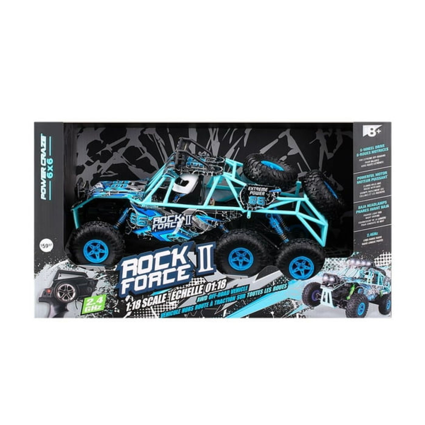 Xe oto địa hình điều khiển từ xa chính hãng Rock Force II ( Hàng Walmart Mỹ )