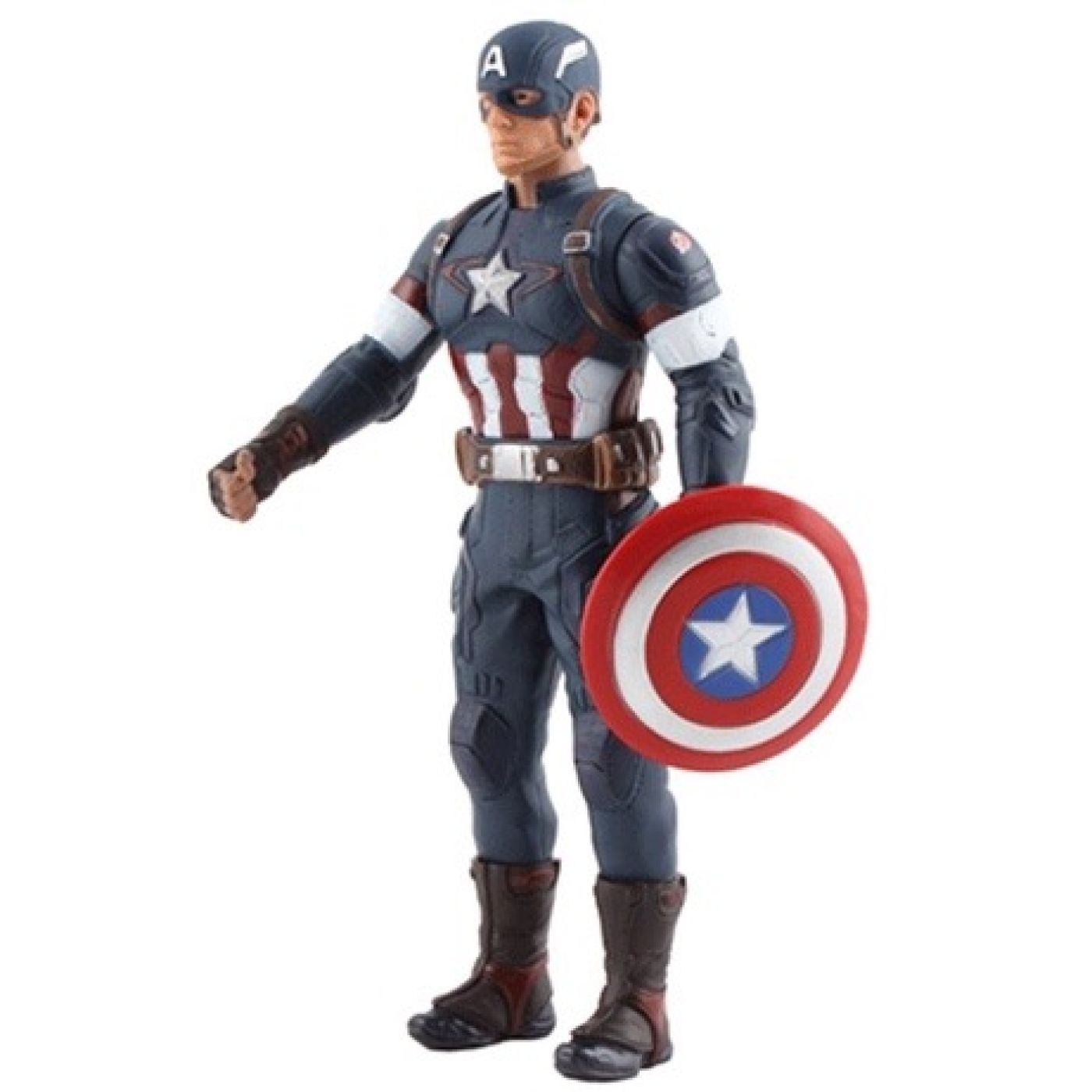 Mô hình đội trưởng Mỹ Marvel Captain America cao 33cm có khiên, hộp 2 lớp (3320)