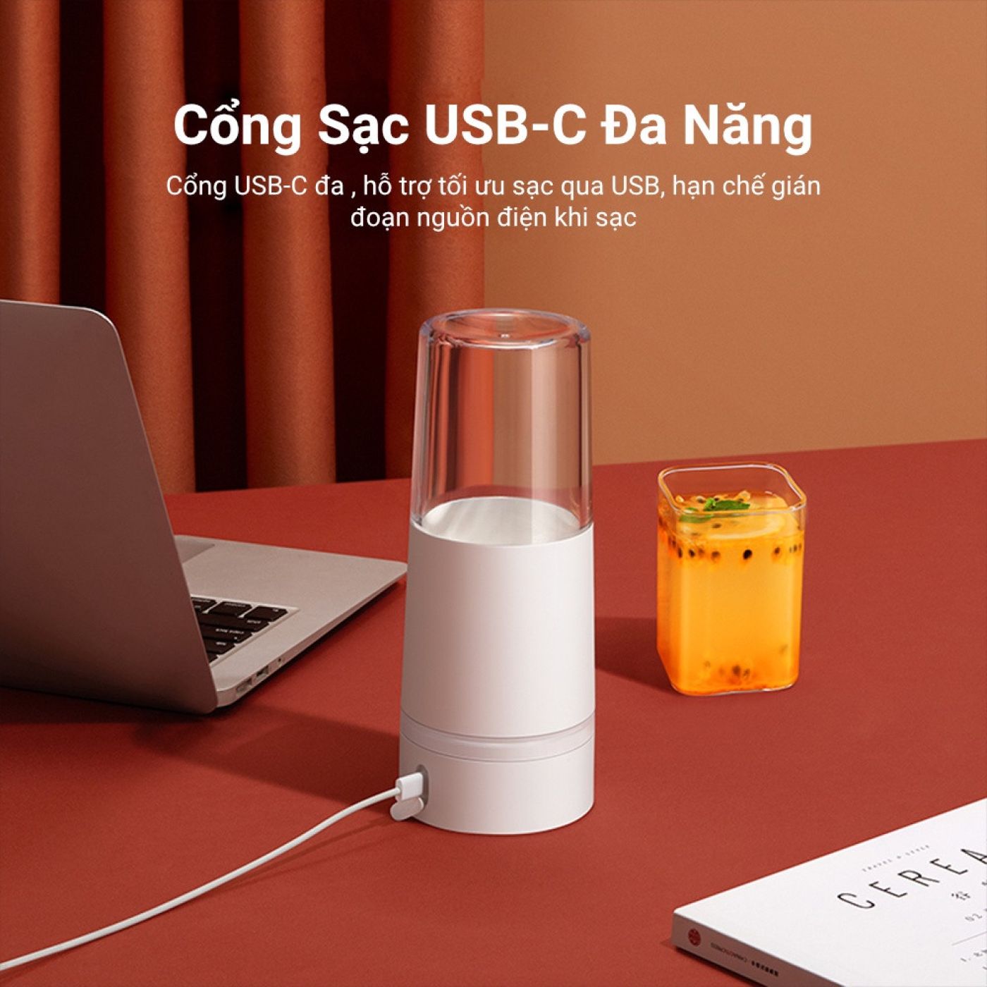 Máy xay sinh tố cầm tay Xiaomi Mijia Portable Juicer Cup MJZZB01PL