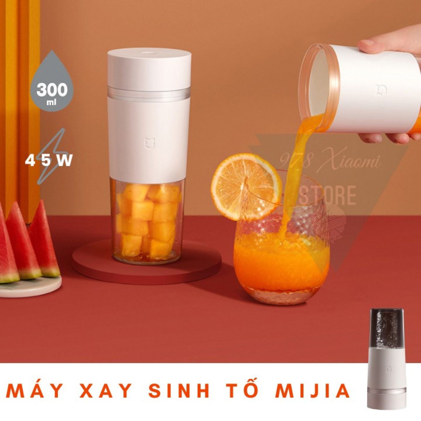 Máy xay sinh tố cầm tay Xiaomi Mijia Portable Juicer Cup MJZZB01PL