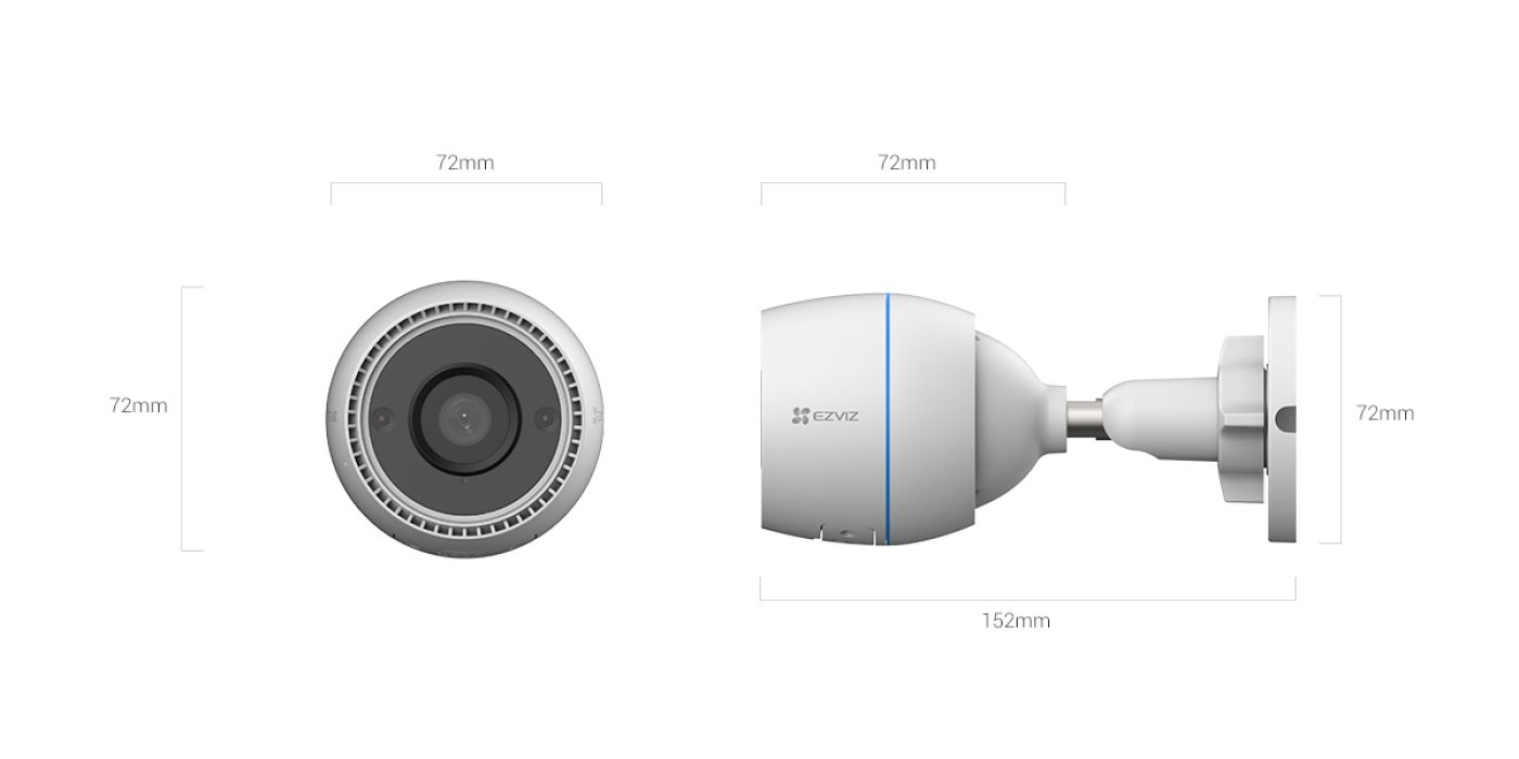 CAMERA EZVIZ C3TN (2MP/H265/AI/ CÓ MÀU BAN ĐÊM)