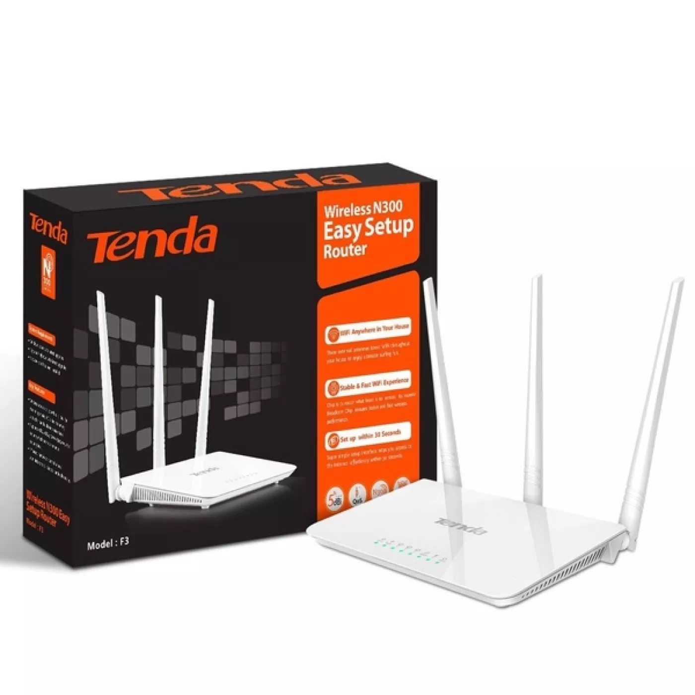 Tenda F3 Bộ định tuyến không dây 300Mbps