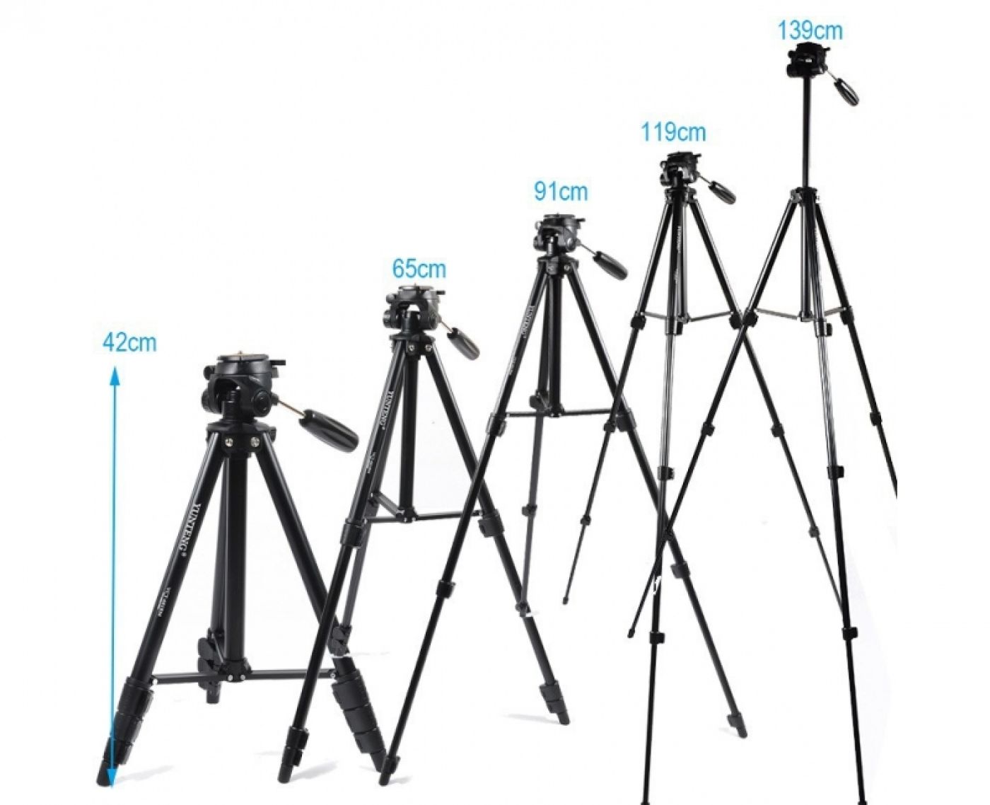 [Shopee 349k] Tripod Yunteng VCT681 cao 1m38 đa năng tặng kẹp điện thoại và remote