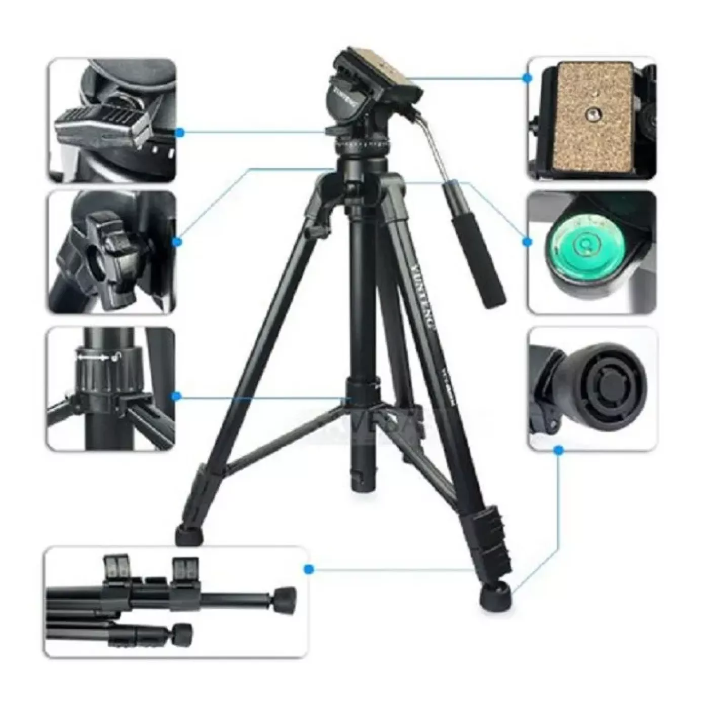 [Thị trường 1220k] Chân máy ảnh, điện thoại chuyên nghiệp Tripod Yunteng VCT-880